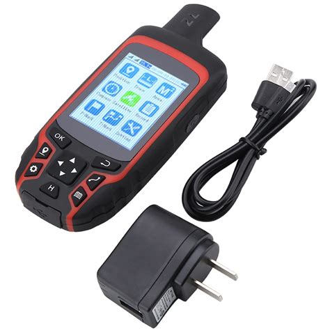 Handheld GPS Receiver Navigation Outdoor Location GPS Tracker USB Rechargeable With Compass ...