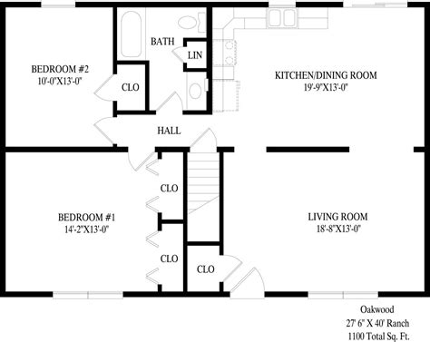 Oakwood Ranch Style Modular Homes House Floor Plans Oakwood Homes Floor Plans