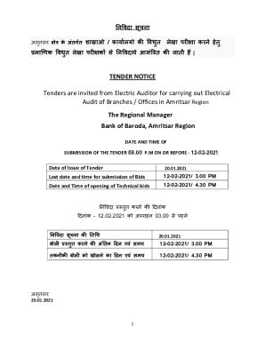 Fillable Online NOTICE INVITING TENDER FOR EMPANELMENT OF Fax Email