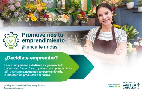 Promovemos Tu Emprendimiento Universidad Castro Carazo