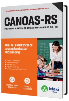 Apostila Prefeitura De Canoas Rs Maxi Educa Maxi Educa