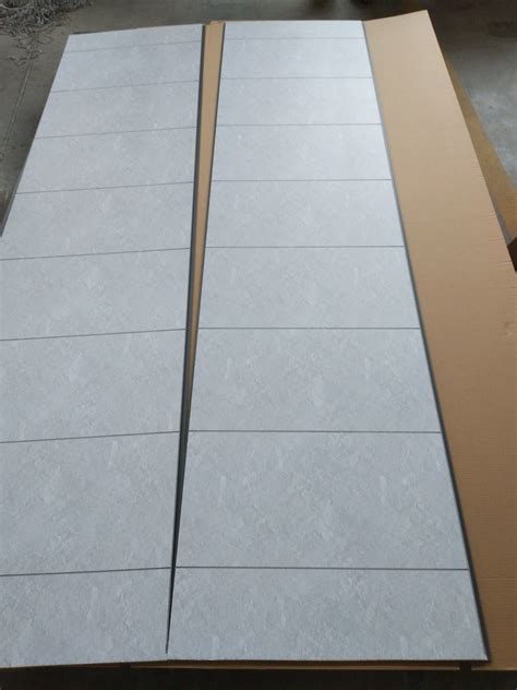 Uk Market Best Selling 600mm Width Cutline Tile Effect Pvc Wall Cladding Panel China Pvc Wall