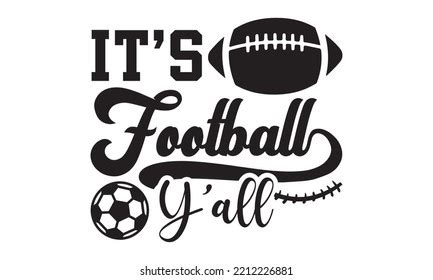 Football Svg Tshirt Design Template Svg Stock Vector Royalty Free