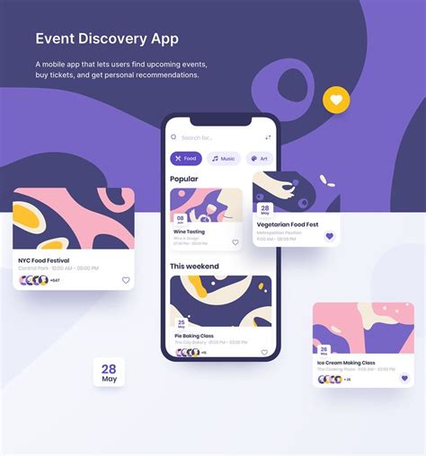 event app  behance ilustrasi ilustrasi digital desain