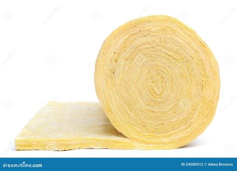 Roll of Fiberglass Insulation Material Stock Photo - Image of ...