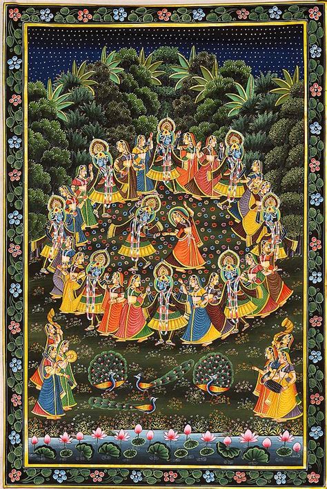 Rasa Mandala The Divine Circular Dance Of Krishna With Gopis Exotic