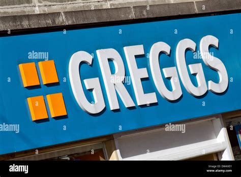 Greggs bakery logo hi-res stock photography and images - Alamy