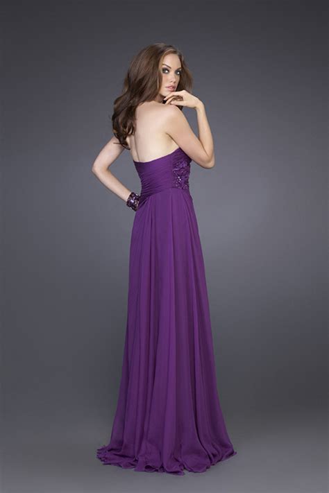 Purple Column Strapless Sweetheart Zipper Hot Sale Knee Length Prom Dresses