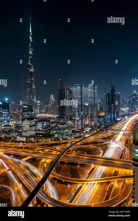 Dubai Skyline, Dubai, United Arab Emirates, UAE Stock Photo - Alamy