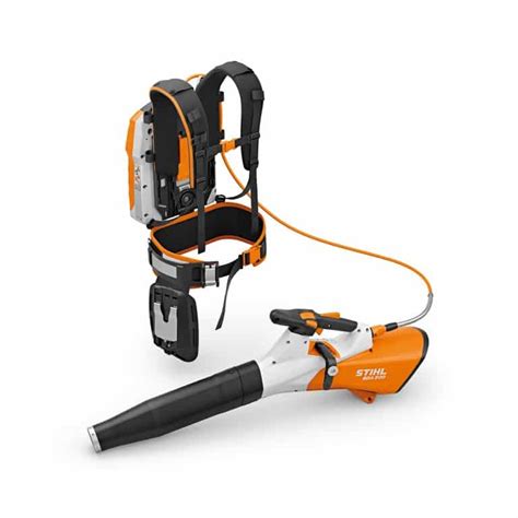 Souffleur à batterie STIHL BGA 200 produit avec système de portage