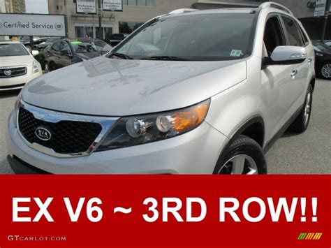 2012 Bright Silver Kia Sorento Ex V6 Awd 107428533 Photo 20