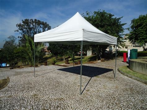 Tenda Sanfonada 3 X 3 Aço Galvanizado E Lona Pvc Resistentec