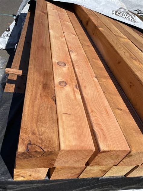 4X4 Western Red Cedar Posts – APPEARANCE SMOOTH « Mill Outlet Lumber