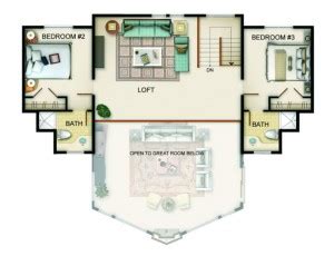 Carlyle Floor Plan Upper Level JayWest Country Homes