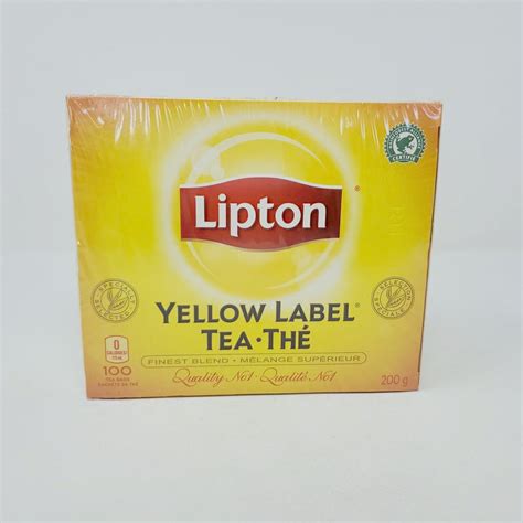 Lipton Yellow Label Tea 100 Bags Al Premium Food Mart Eglinton