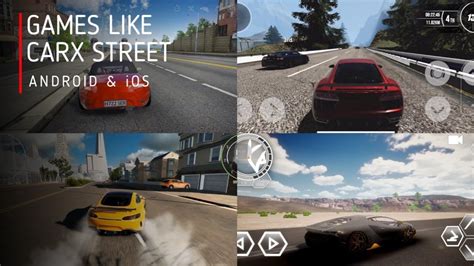 TOP 6 Open World Driving Games Like CarX Street For Android IOS