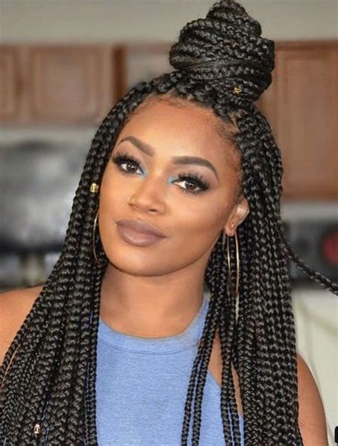 Box Braids 2021 2022 27 New Box Braids Hairstyles For Black Women