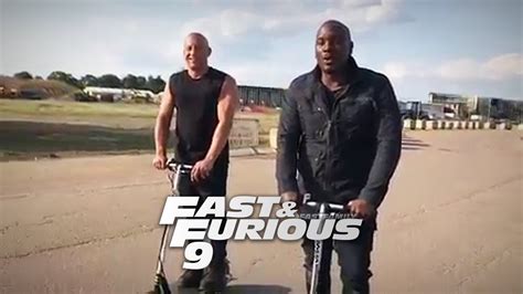 Fast And Furious 9 Vin Diesel And Tyrese Gibson On Set Youtube