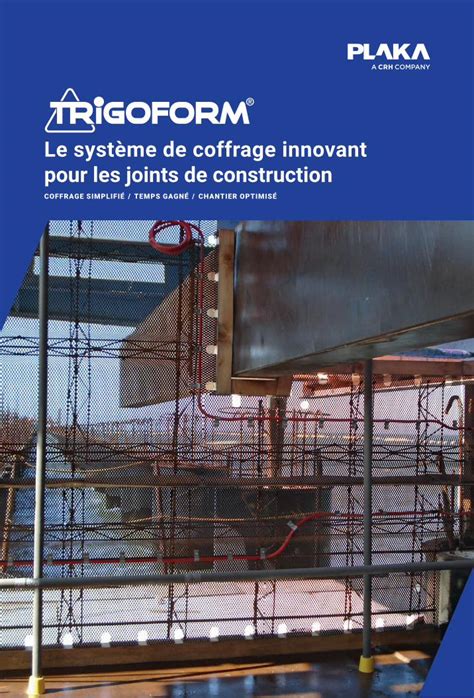 Pdf Le Syst Me De Coffrage Innovant Pour Les Joints De Page Le