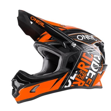 O Neal Series Motocross Enduro Mtb Helm Fuel Schwarz Orange