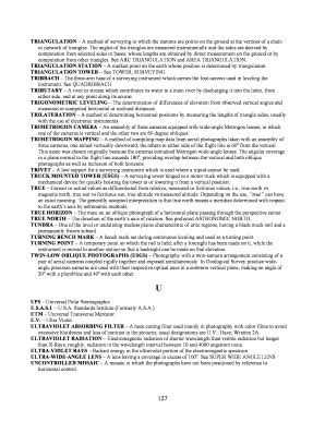 Fillable Online TRIANGULATION A method of surveying in which the stations are points on the ...