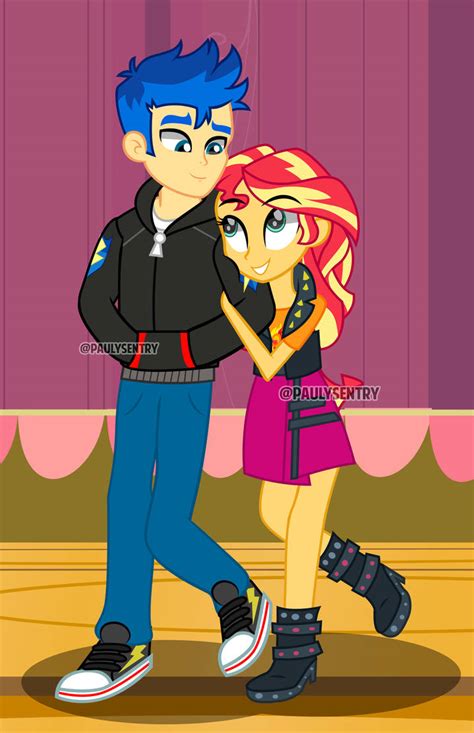 Comm Flash And Sunset By Paulysentry On Deviantart