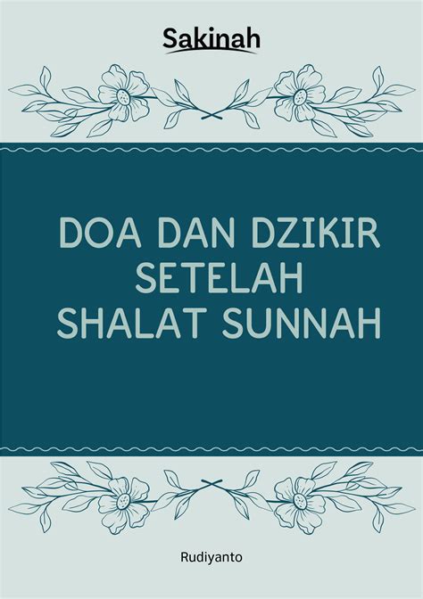 Doa Dan Dzikir Setelah Salat Sunah Niaga Swadaya