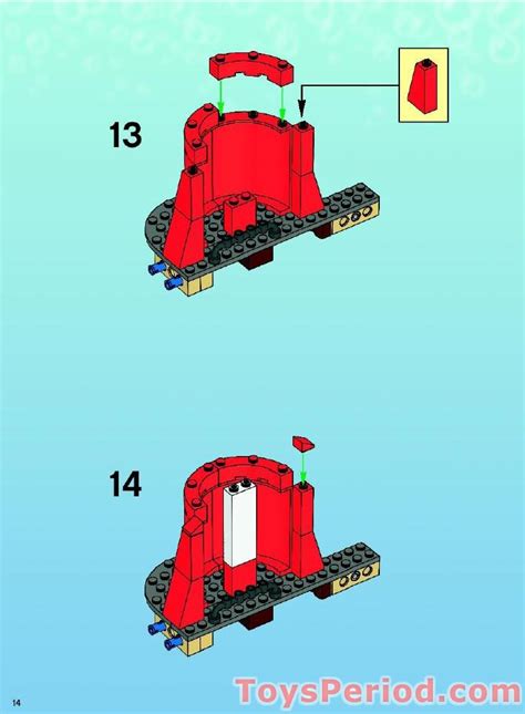 LEGO 4982 Mrs. Puff's Boating School Instructions and Parts List