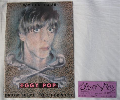 Yahooオークション Iggy Pop／1983 World Tour コンサートパンフ＋