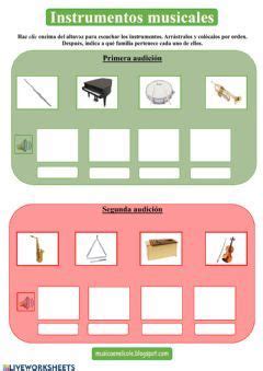 Instrumentos musicales 1 Idioma español o castellano Curso nivel 3º