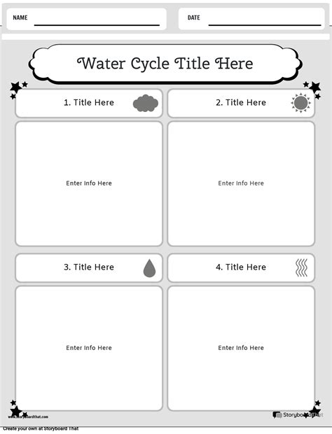 Wc Portrait Black And White Storyboard By Templates