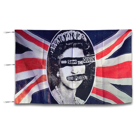 Jual Bendera God Save The Queen Sex Pistols Bendera English Rock Band Shopee Indonesia