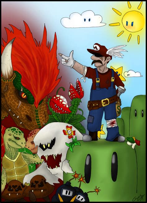 My Super Mario By G Dx On Deviantart