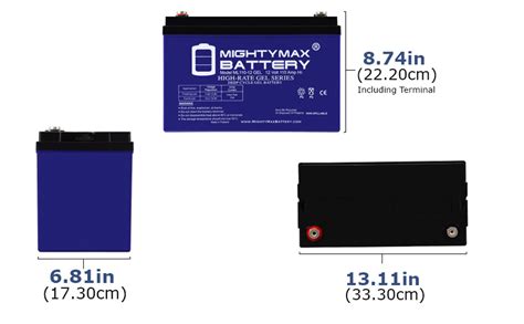 Amazon Mighty Max Battery Ml Gel Voltios Ah Tipo