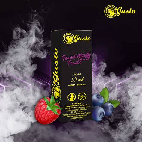 Gusto Aroma Gusto Forest Fruits Ml Vape Kitchen