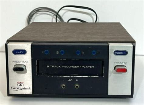 Vintage Electrophonic 8 Track Tape Recorder And Player Model Trd 118 Ebay