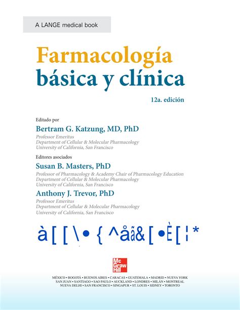 SOLUTION Farmacología Fundamentos y Aplicaciones Clínicas Edición