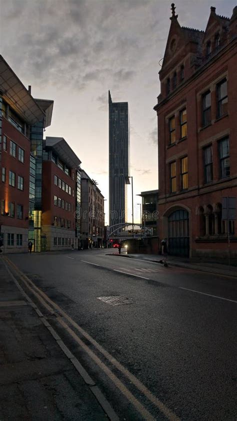 Manchester Skyscrapers City Centre Skyline Editorial Stock Photo ...