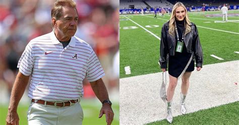 Nick Saban Nick Sabans Daughter Kristen Drops Bold Message As Alabama