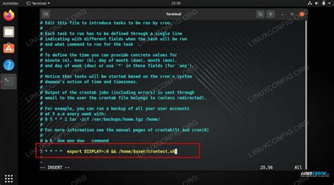 Linux Crontab Tutorial With Examples Linux Tutorials Learn Linux