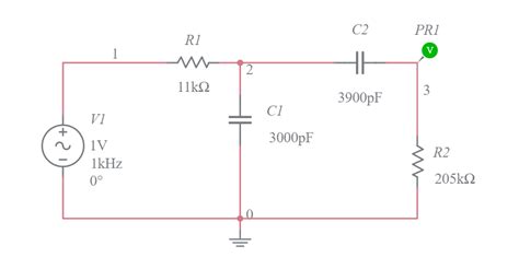 Band Pass Filter Circuit Multisim Circuit Diagram