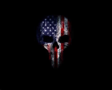 Update American Flag Skull Wallpaper Best In Cdgdbentre