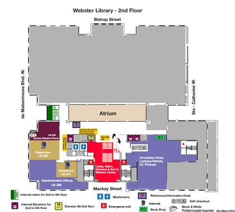 Library Floor Plans · Locations And Hours · Concordia Libraries