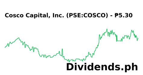 Cosco PSE COSCO Stock Price Market Cap Dividend Yield And P E Ratio