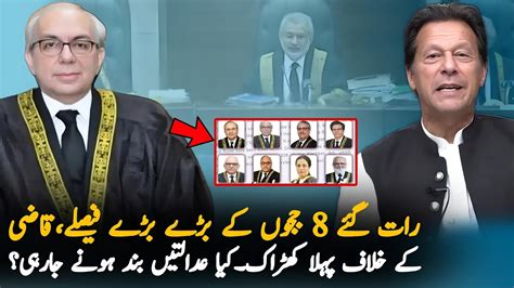 Justice Muneeb Big Decision Against Qazi Faiz Esa Reporting Supreme