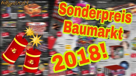 Sonderpreis Baumarkt Silvester Prospekt Allpyrostuff Youtube