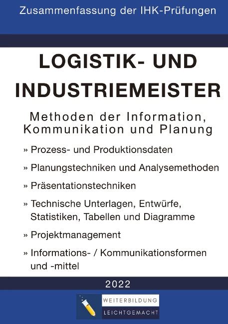 Industriemeister Metall Zusammenfassung Der Ihk Pr Fungen L Nebuch De