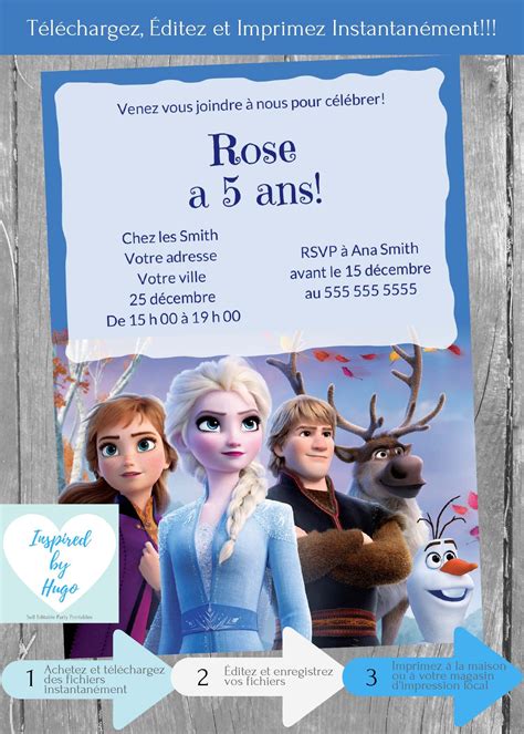 Carte Anniversaire Reine Des Neiges Carte Anniversaire La Reine Des