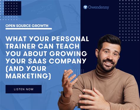 What Your Personal Trainer Can Teach You About Growing Your Saas Company