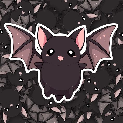 Cute Bat Sticker - Fast & Free Shipping – Turbo Vinyl